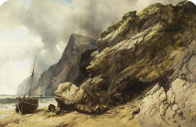 Spiaggia di Cheyne, Ilfracombe, c.1845 da William West