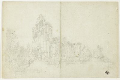 Abbazia di Byland, Yorkshire da William Westall