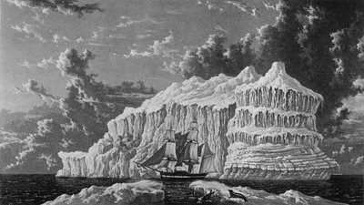 Iceberg nella Baia di Baffin, luglio 1819, da 