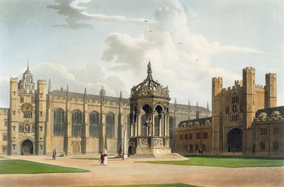 Il cortile del Trinity College, Cambridge, da 