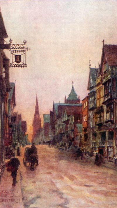 Chester, Eastgate Street da William Wiehe Collins