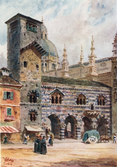 Como, il Brotello e la cattedrale da William Wiehe Collins