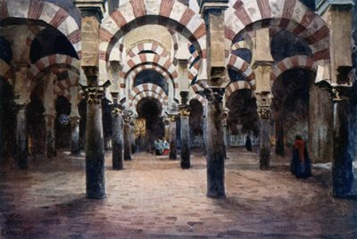 Cordoba, interno della Mesquita da William Wiehe Collins