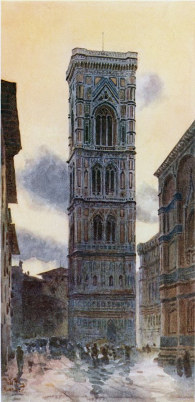 Firenze. Il Campanile da William Wiehe Collins