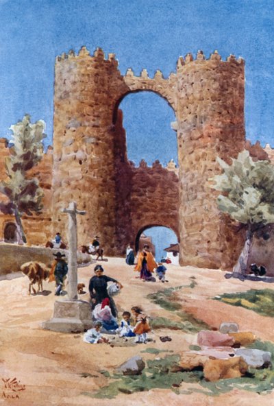 Porta di Avila, Puerta de San Vicente da William Wiehe Collins