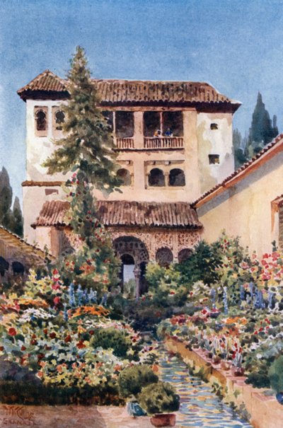 Granada, Generalife da William Wiehe Collins