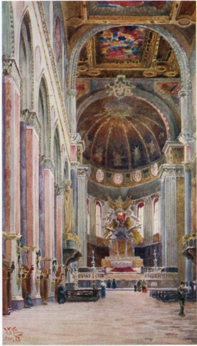 Napoli. Interno della Cattedrale da William Wiehe Collins