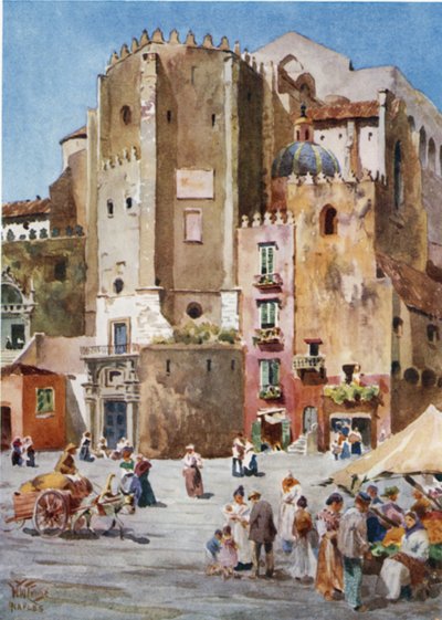 Napoli. S. Domenico Maggiore da William Wiehe Collins