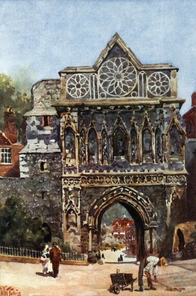 Norwich, la Porta di Aethelbert da William Wiehe Collins
