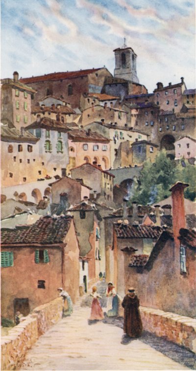 Perugia, la cattedrale e la città vecchia da William Wiehe Collins