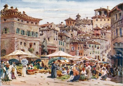 Perugia, Piazza Garibaldi da William Wiehe Collins