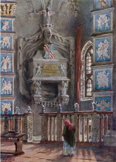 Rimini. La tomba di Isotta nella Cattedrale da William Wiehe Collins