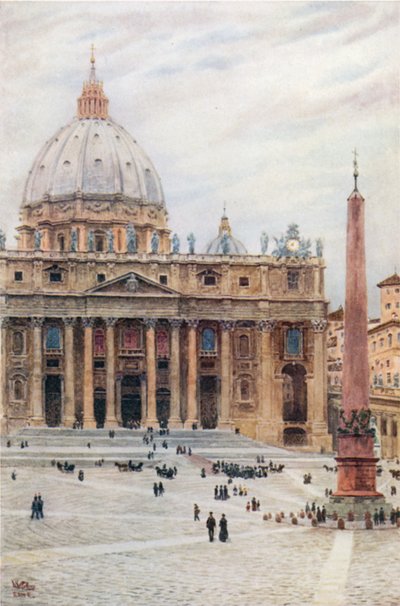 Roma. S. Pietro da William Wiehe Collins