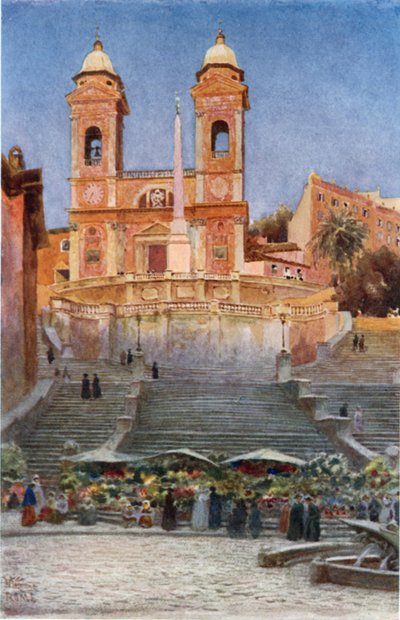 Roma, S. S. Trinità dei Monti da William Wiehe Collins