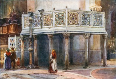 Salerno. Un pulpito nella Cattedrale da William Wiehe Collins