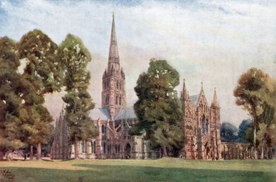 Salisbury, la Cattedrale da William Wiehe Collins