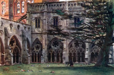 Salisbury, i Chiostri da William Wiehe Collins