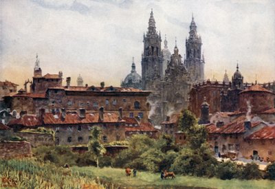 Santiago, la cattedrale da William Wiehe Collins