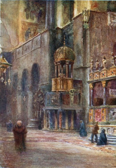 Venezia, interno di San Marco da William Wiehe Collins