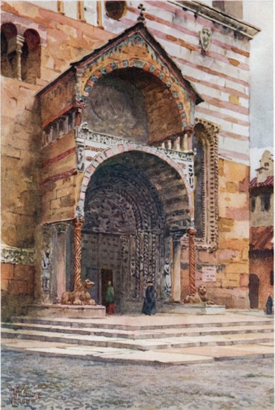 Verona. Il Portico della Cattedrale da William Wiehe Collins