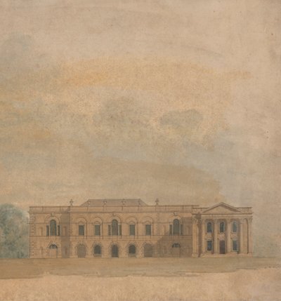 Elevazione di un Progetto Proposto per i Collegi di Cambridge da William Wilkins