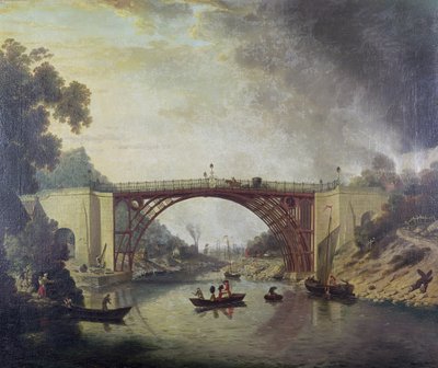 Il Ponte di Ferro vicino a Coalbrookdale, c.1780 da William Williams