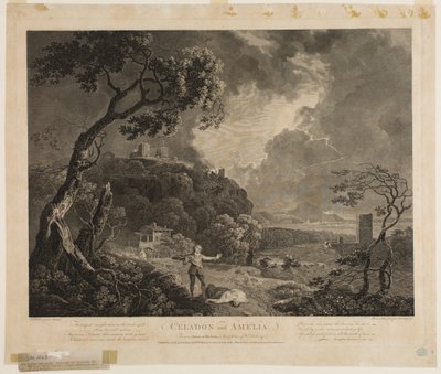 Celadon e Amelia da William Woollett