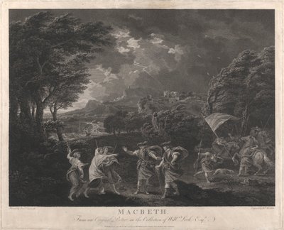 Macbeth e le Streghe da William Woollett