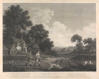 Caccia, Tavola II da William Woollett