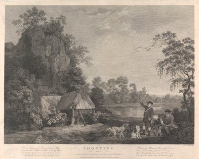 Caccia, Tavola I da William Woollett