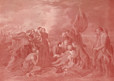 La morte del generale Wolfe, c1776 1909 da William Woollett
