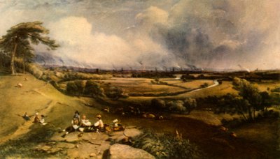 Veduta di Manchester da Higher Broughton, 1835, 1943 da William Wyld