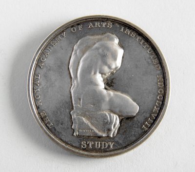 Medaglia R.A. assegnata a George Frampton 10.12.1884 per il miglior modello di una figura da William Wyon
