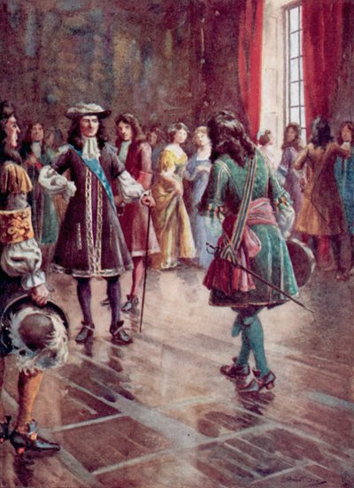 Re Luigi XIV ordinò la costruzione del Castello di Versailles da William after Rainey