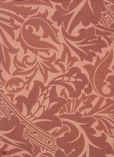 Campione di carta da parati, prima del 1917 da William and Company Morris