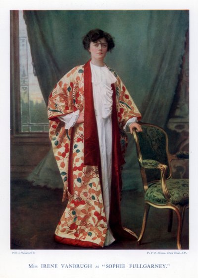 Dame Irene Vanbrugh, attrice inglese, 1901 da William and Daniel Downey
