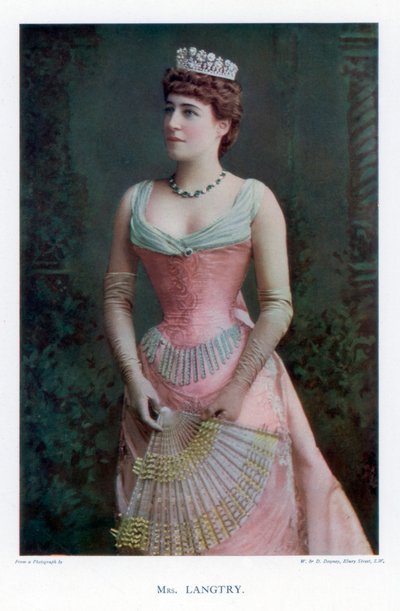 Lillie Langtry, attrice britannica, 1901 da William and Daniel Downey