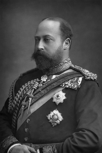 Principe Edoardo del Galles, il futuro Re Edoardo VII di Gran Bretagna 1841-1910, 1890 da William and Daniel Downey