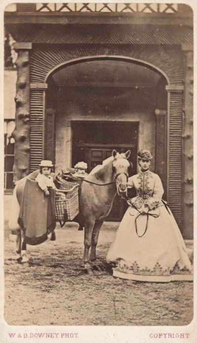 Principessa Alexandra con il Principe Albert Victor e il Principe George da William and Daniel Downey