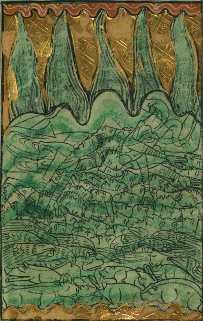 Il diluvio di Noè (Genesi 7-11-24) da William de Brailes