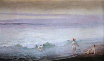 Scena costiera con figure da William de Leftwich Dodge