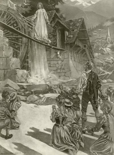 La Sonnambula, Atto III scena ii da William de Leftwich Dodge