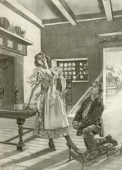Marta, Atto III scena vi (incisione) da William de Leftwich Dodge