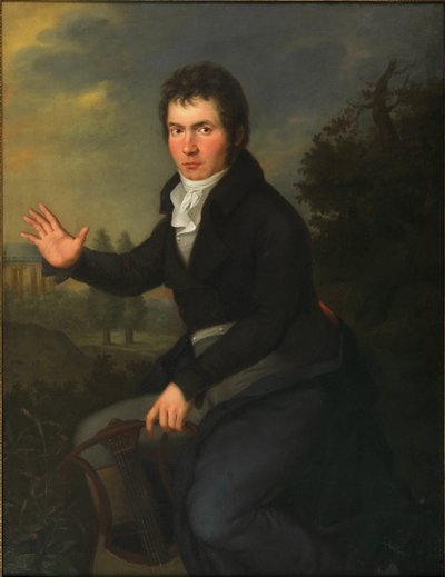 Ritratto di Ludwig van Beethoven, ca 1805 da Willibrord Josef Maehler