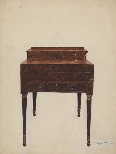 Scrivania georgiana da Willoughby Ions