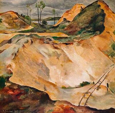 La cava di sabbia, c. 1921 da Willy Jaeckel