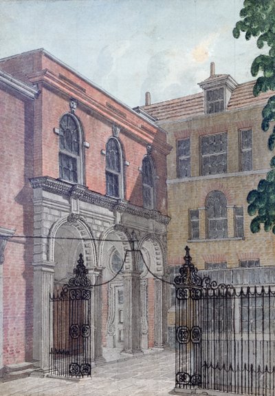 Il Cortile Interno della Vecchia Sala dei Salters, 1750 da Wilson