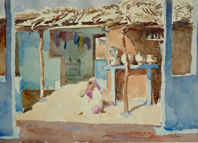 657 Interno del villaggio Brahmin (1) da Wilson Clive