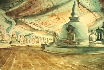 Dambulla, La Camera del Re da Wilson Clive