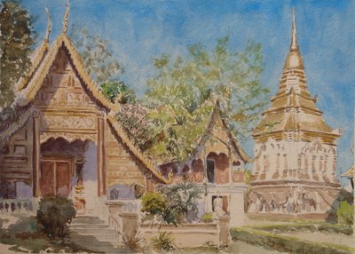 878 Wat Chiang Man, Chiang Mai da Wilson Clive